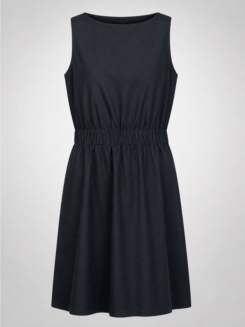 Theory Sleeveless deep Navy Midi Dress